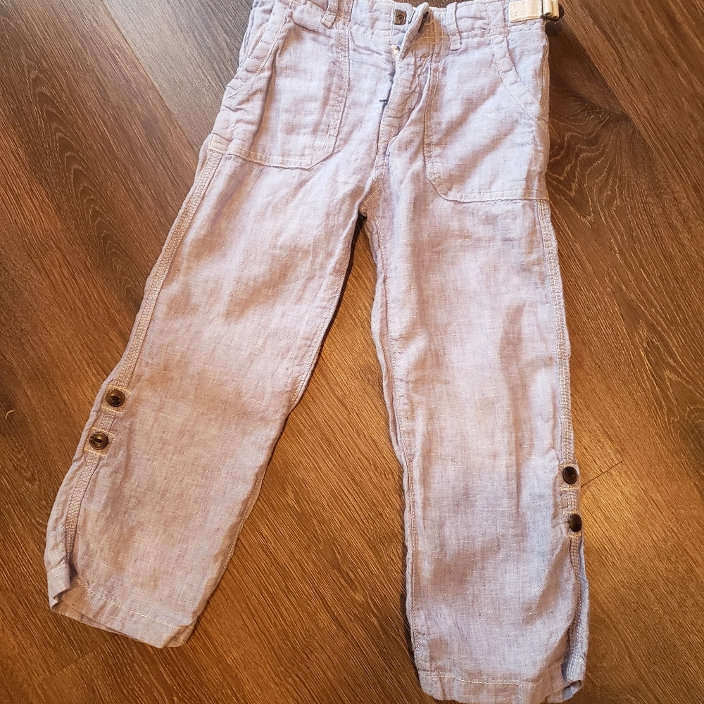 Boys Gap linen chino